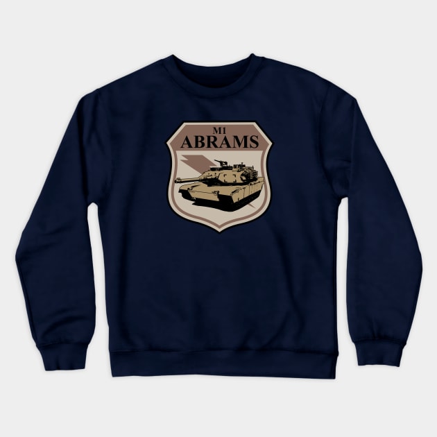 M1 Abrams Tank Crewneck Sweatshirt by Firemission45